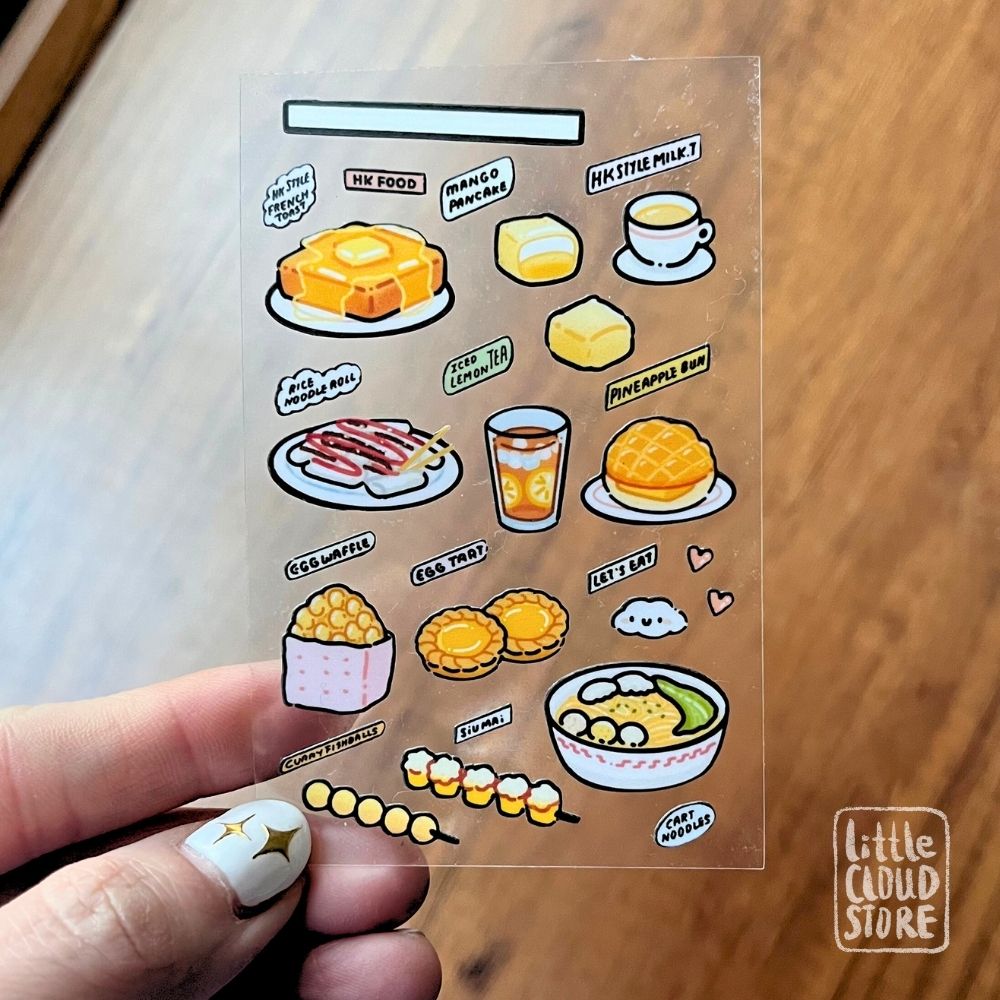 Hong Kong iconic Food Sticker Magnet Set