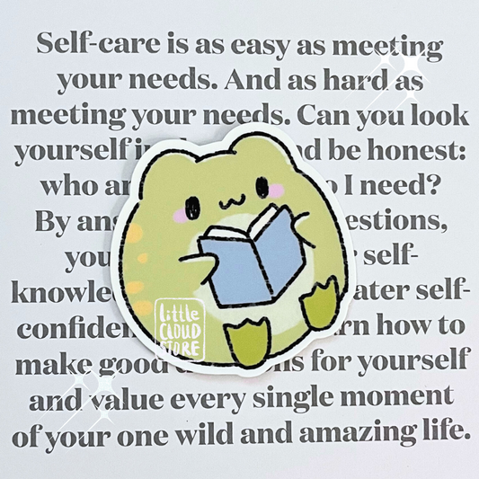 Funshine Book lover Vinyl Sticker