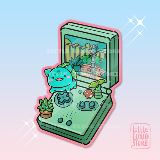Bulbasaur Flip Console Vinyl Sticker