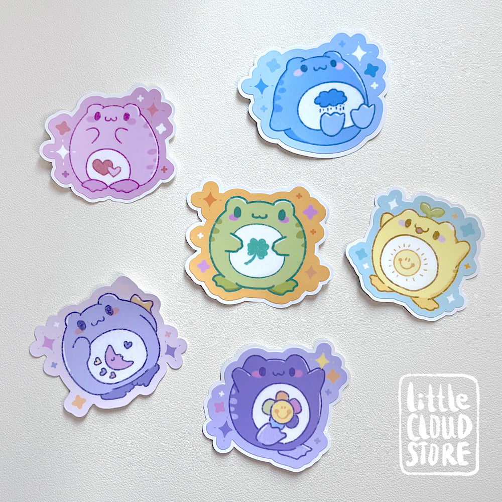 Carefrogs 💕 Vinyl Stickers