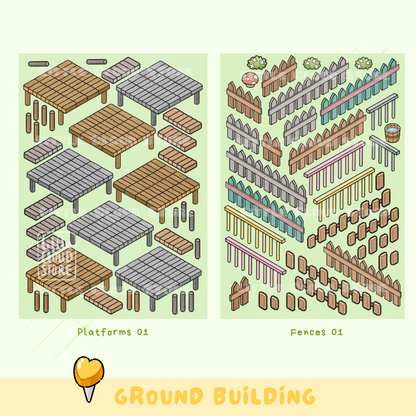 Ground Building Stickers