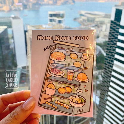 Hong Kong iconic Food Sticker Magnet Set