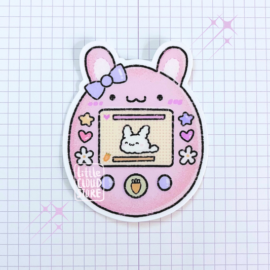 Tokki Bunny Tamagotchi Vinyl Sticker